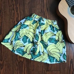 Banana mini skirt